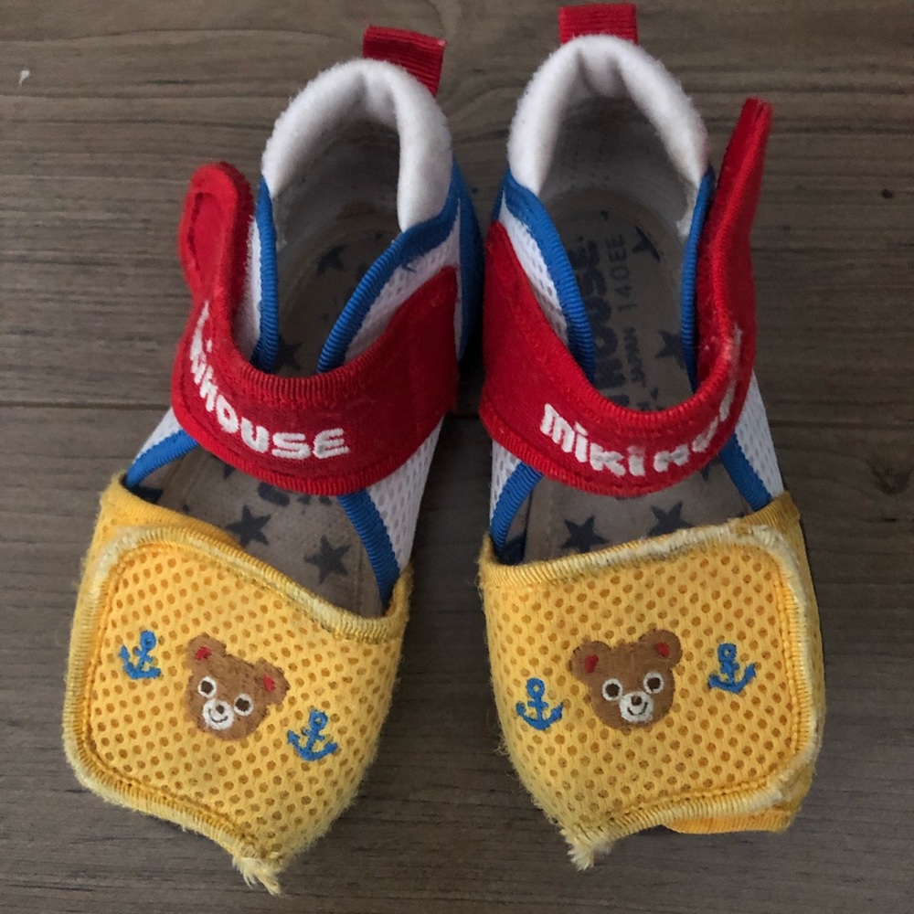 Miki house toddler sandal, made in Japan